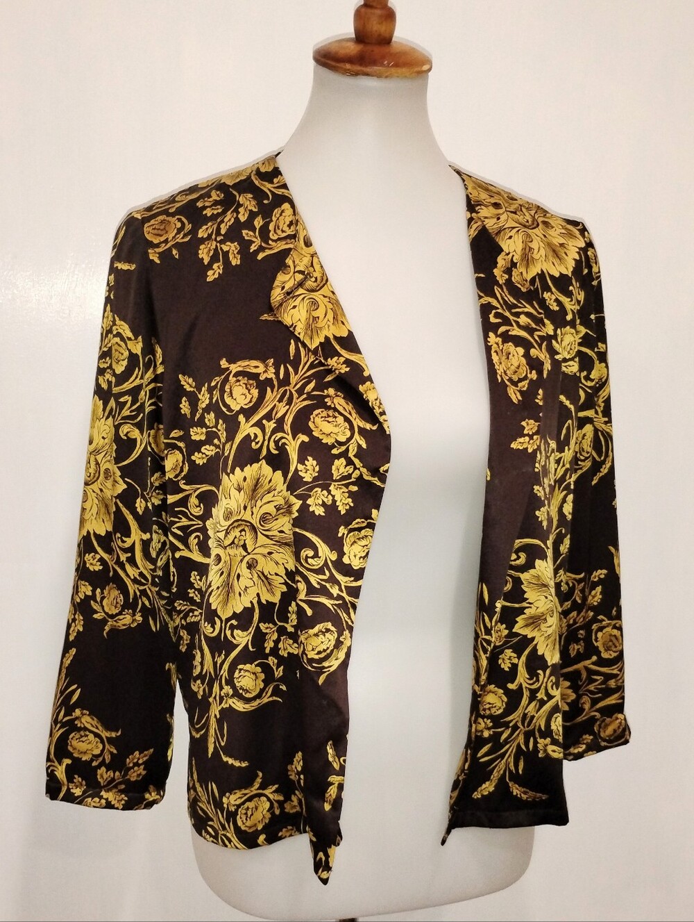 VIA SETA SILK CROPPED JACKET